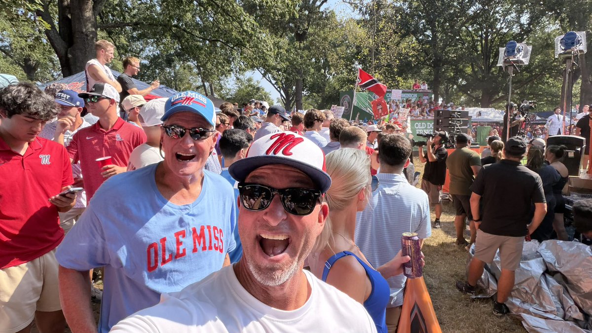 kgranno's tweet photo. Might be the best sporting event I’ve ever witnessed! #GoRebs 
Not to mention, my daughter got a nice shot on the big board with @OleMissFB and #5 Kewan Lacy! https://t.co/uc9d8h4MKa