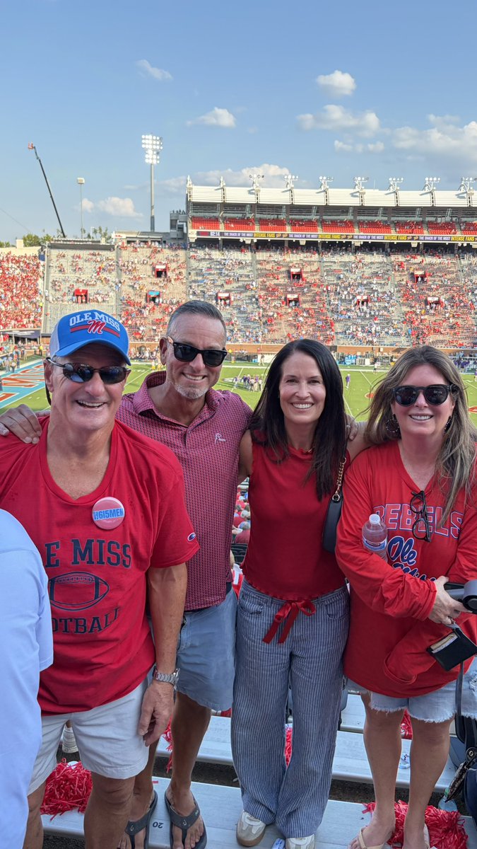kgranno's tweet photo. Might be the best sporting event I’ve ever witnessed! #GoRebs 
Not to mention, my daughter got a nice shot on the big board with @OleMissFB and #5 Kewan Lacy! https://t.co/uc9d8h4MKa