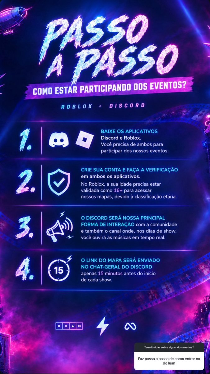 yourselfluanr's tweet photo. PASSO A PASSO PARA PARTICIPAR https://t.co/Oeid8DOGXt