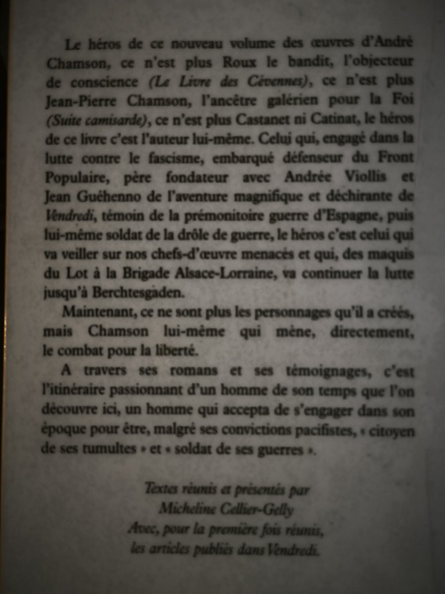 Mathieu11Rey's tweet photo. Terrible constat que celui-ci, cité par André Chamson dans Le Dernier village. 

"... apprends que jamais estranger
n'attaque le Français qu'avec perte et danger. 
Le Français ne se vainc que par le Français même." 

Jean Passerat (1533-1602) https://t.co/lie7PNAzeT