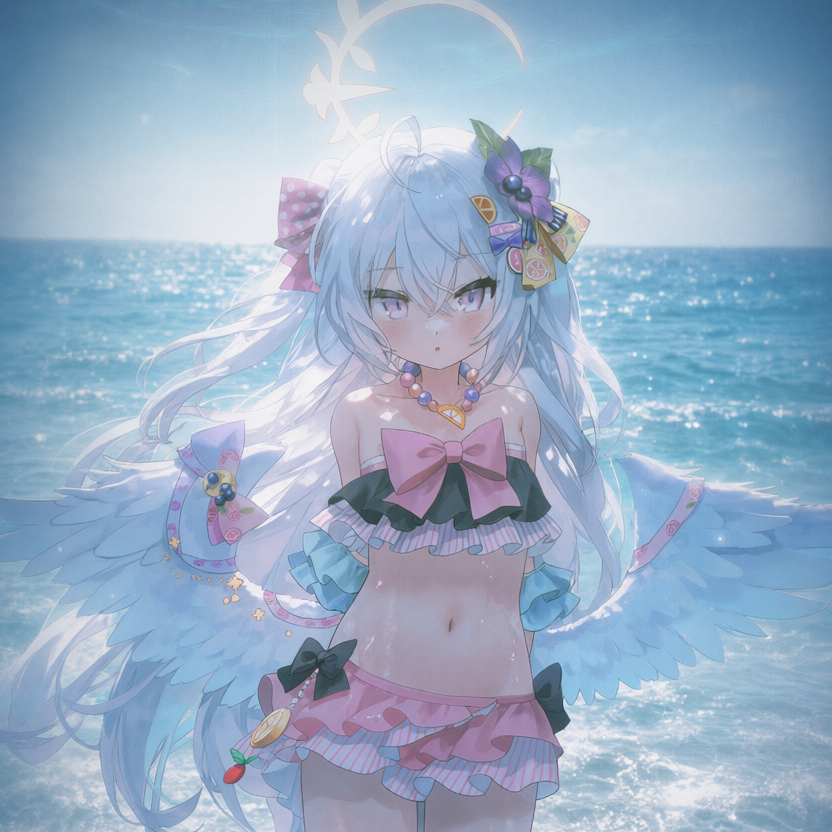 at_load's tweet photo. Azusa is so cute! Right? 🏖️✨

#白洲アズサ #水着アズサ #ブルアカ #ブルーアーカイブ #BlueArchive https://t.co/1sLJqGKwdT