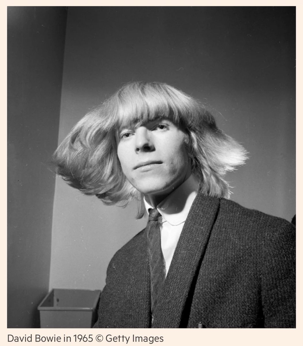 RalphMcLeanShow's tweet photo. It’s Bowie night on the show. Loads of early gems - mostly unheard! - plus some choice DB  back catalogue beauts and a few lesser heard covers from the likes of The Cure. Yup, The Cure.  C’mon over from 8 sure and get a load of that young fella’s hair! 😂 #DavidBowie https://t.co/LhEe2lnHum