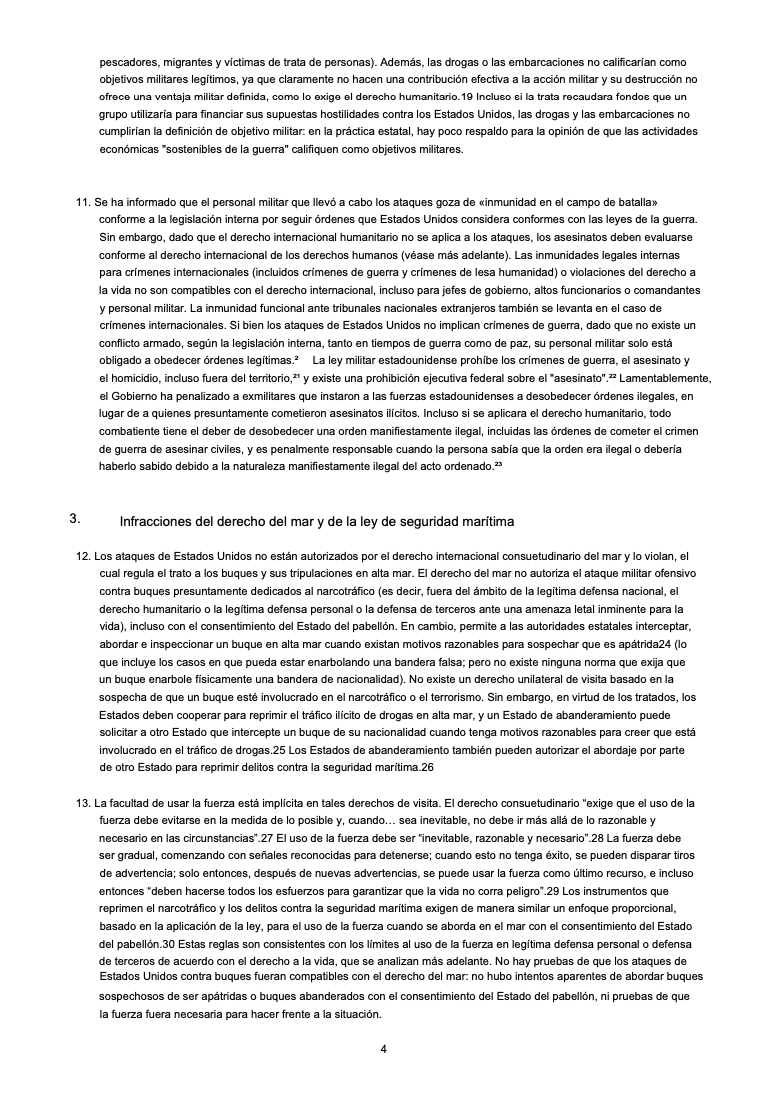 ecuainm_oficial's tweet photo. ‼️#URGENTE
Ben Saul, relator especial de la ONU sobre derechos humanos y lucha contra el terrorismo, cuestionó en una nota informativa la falta de transparencia en la cooperación militar entre Estados Unidos y Ecuador contra el crimen organizado. El documento señala que fuerzas estadounidenses respaldaron en marzo de 2026 la operación terrestre “Exterminio Total” en la frontera norte, sobre la cual existen denuncias por uso de fuerza letal fuera de un conflicto armado, tortura, detenciones y desapariciones forzadas, sin investigaciones independientes. Saul advirtió que no se conoce con precisión el papel de Estados Unidos ni las normas que regulan sus actividades. También observó el Decreto Ejecutivo 424 de 2026, por otorgar inmunidad a tropas extranjeras en el marco de un acuerdo militar de 2023 que no ha sido publicado.
EN