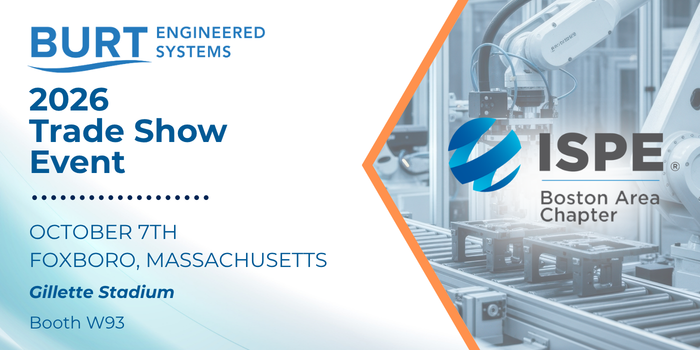 burtprocess's tweet photo. We’re heading to @ISPEBoston 2026 on Oct. 7 in Foxboro! 📅 Come connect with Burt Process Equipment to discuss fluid handling, pure water, chemical feed, and process support. 

See you there! https://t.co/BUQeqCV7LF

#ISPEBoston #ISPE #Pharma #Biopharma #LifeSciences https://t.co/8CCtIBRZZu