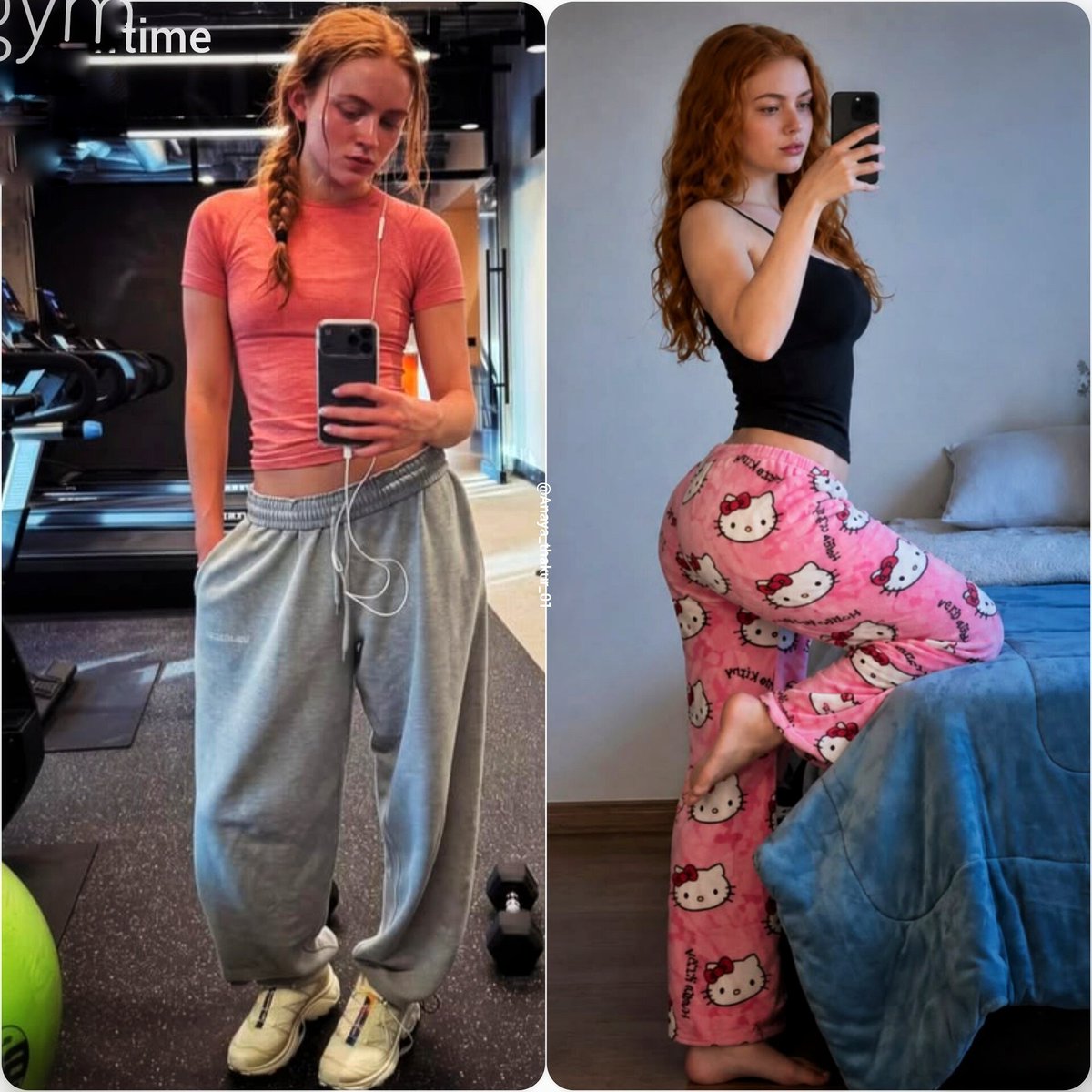 Raw_AuraX's tweet photo. Bro, how is it possible to look so good in both? 😅
The gym look has that main character energy, but the home look is so cozy. https://t.co/S10teIwhuz