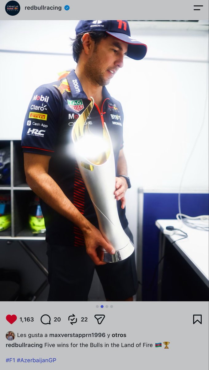 alenaamvp's tweet photo. Red Bull anda recordando más que nosotros y para que no😮‍💨 https://t.co/cJUEQfrhDT