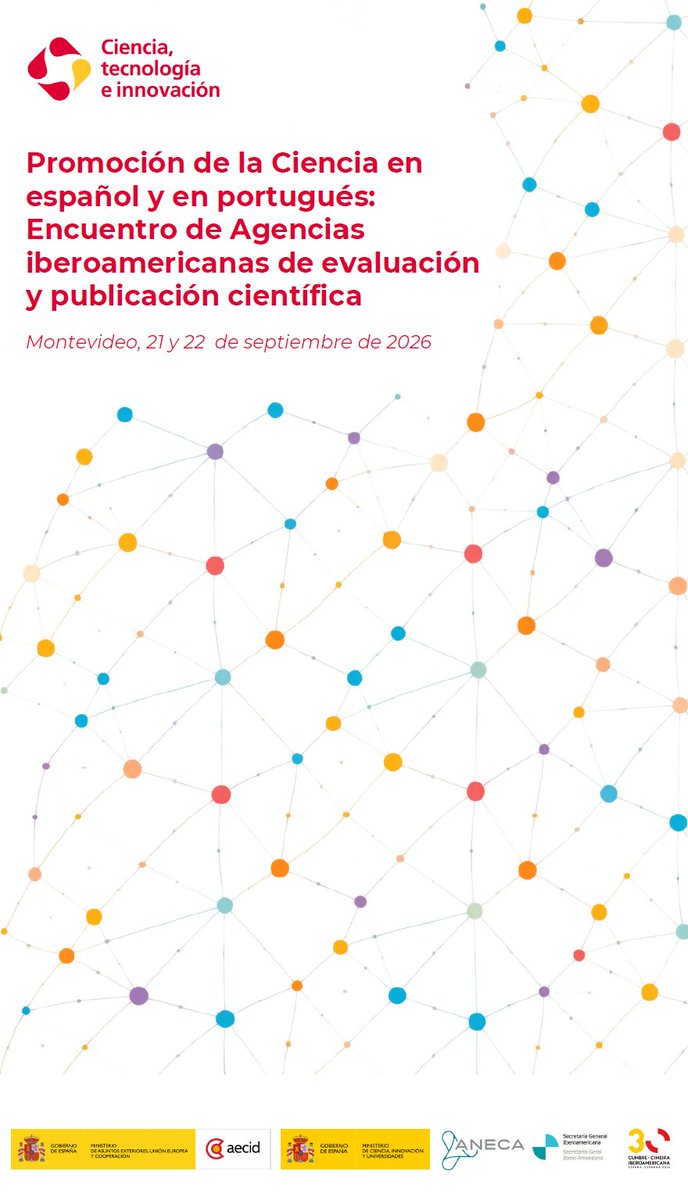 PilarPaneque's tweet photo. 🗺️Iniciamos las jornadas "Promoción de la ciencia en español y portugués".
Encuentro de agencias iberoamericanas, organizado por la DG Español en el Mundo (@MAECgob) y ANECA (@CienciaGob), con la colaboración de @AECID_es y @SEGIBdigital.
Gracias al centro AECID de Montevideo 🇺🇾 https://t.co/ceQaEE7gRw