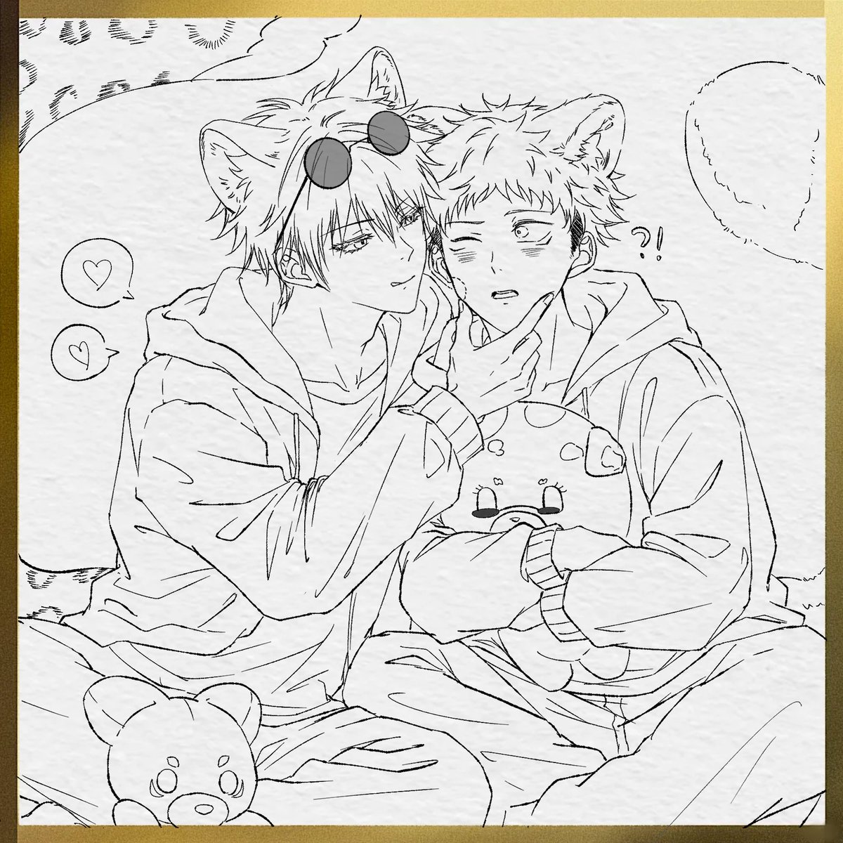 Moonlight_vip78's tweet photo. 前后辈
#五悠 https://t.co/h2LY7JjBs1