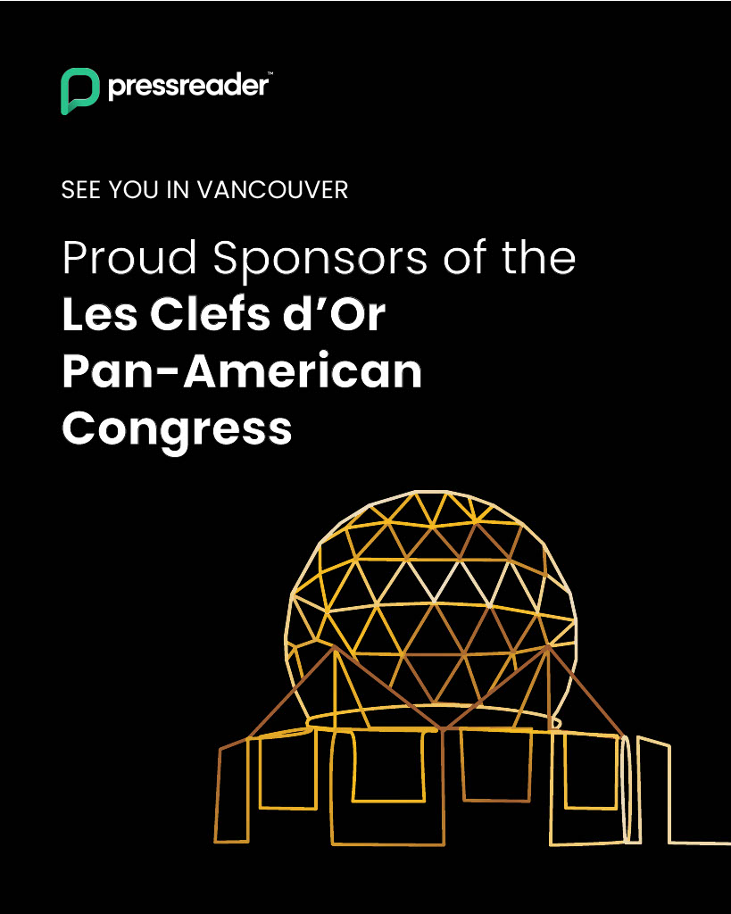 PressReader's tweet photo. We're proud to sponsor the 23rd Les Clefs d'Or Pan American Congress, September 27th. We look forward to connecting with concierge leaders from across the Americas, sharing ideas, and celebrating excellence in hospitality.

@LesClefsdOrCAN 

#PressReader #LesClefsDOr #Hospitality https://t.co/WE9d8gkO7x