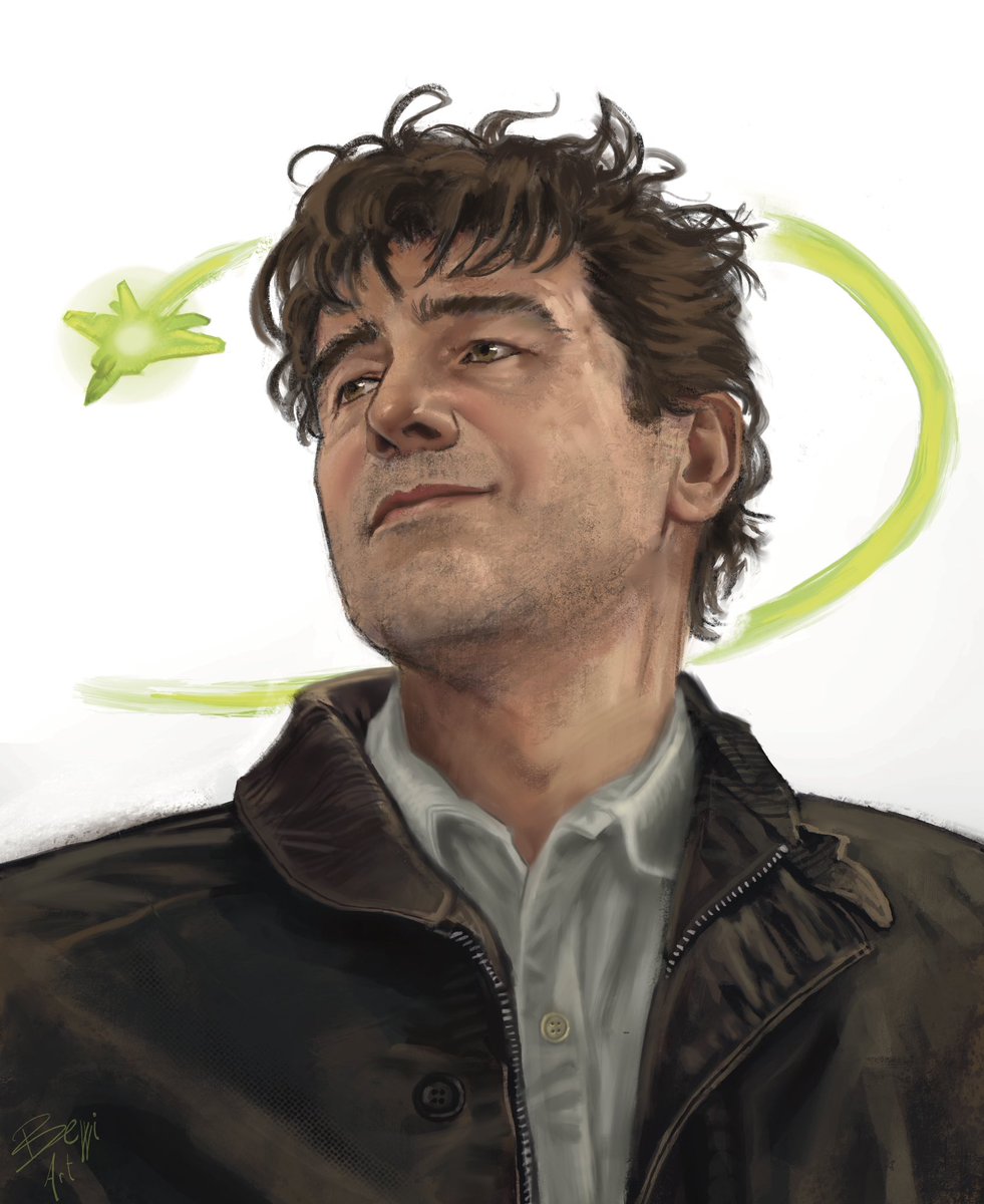 bewiart's tweet photo. Hal-ogram portait 
#lanterns #haljordan #johnstewart https://t.co/F54zL7bLDK