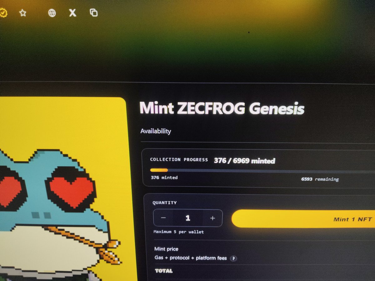 LMAlphaX's tweet photo. This is what happens when you take the community for granted and try to scam them by charging 10$ for a supposedly FreeMint!

FIY gas fees on $ZEC is just 0.2-0.3$

Another red flag is @zecfrogs has paused the marketplace listing until mint out.. LOL!

Stay safe from such cash grabbing project especially on Zec Chain..