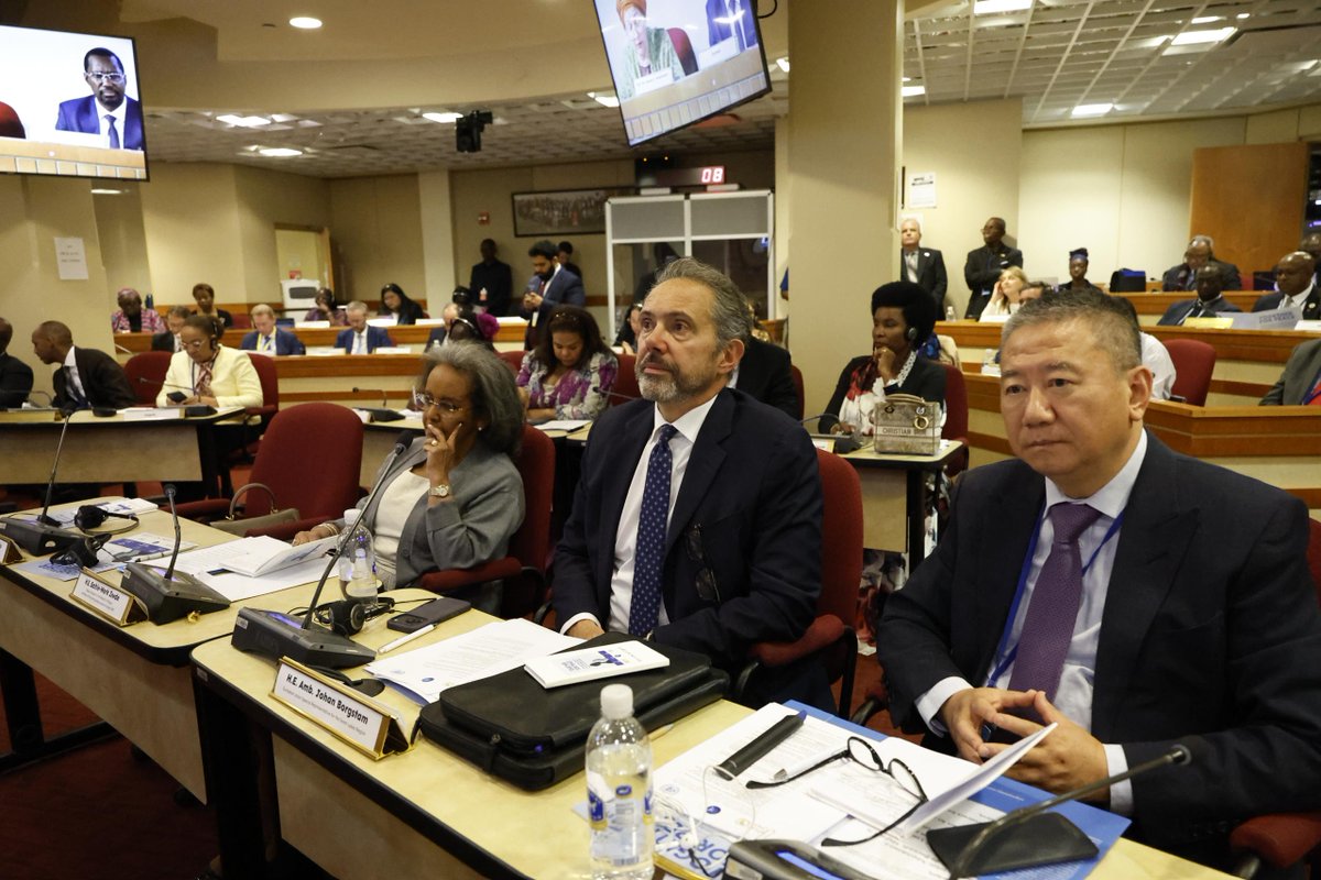 _AfricanUnion's tweet photo. On the margins of #UNGA81, the African Union (AU) convened a high-level meeting on Women, Peace and Security (WPS), bringing together Her Majesty Queen Mathilde of the Belgians, H.E. Mahmoud Ali Youssouf, Chairperson of the African Union Commission,  H.E. Prof. François Havyarimana, the Minister of National Education & Scientific Research of Burundi representing  H.E. Évariste Ndayishimiye the President of Burundi and the Chairperson of the AU, & H.E. Amina J. Mohammed, UN Deputy Secretary-General to reaffirm the imperative of ensuring the full, equal and meaningful participation of women in efforts to advance a political solution to the crisis in eastern Democratic Republic of the Congo (DRC).

Her Majesty Queen Mathilde underscored the indispensable role of women as agents of peace, community leaders and builders of trust. While women and girls are disproportionately affected by conflict, they are also at the forefront of efforts to prevent violence, support communities and rebuild social cohesion. Their voices and leadership must therefore be reflected throughout peace processes.

Chairperson Youssouf reaffirmed the AU’s commitment to the WPS agenda, in line with Agenda 2063, UN Security Council Resolution 1325, the Maputo Protocol and the Continental Plan of Action. He stressed that women’s participation must be substantive & transversal; not peripheral or symbolic, & that African women’s knowledge, leadership & mediation capacities must translate into real & sustained influence.

He emphasised the need to move from political commitments to concrete action, including ensuring women’s representation in mediation & negotiations, ceasefire monitoring & verification mechanisms, & institutions responsible for implementing peace agreements. He also highlighted the importance of addressing structural drivers of conflict, including exclusion, inequality & the exploitation of natural resources.

Chairperson Youssouf called for stronger support to women mediators and civil society organisations, dedicated resources for women’s effective participation, and their inclusion in the implementation, monitoring and verification of peace processes, including the Luanda - Nairobi processes.

He further welcomed the launch of the Strategic Plan 2026–2028 of the Office of the AU Special Envoy on Women, Peace and Security as an important step towards translating political commitments into measurable action & strengthening women’s influence across peace & security processes.

UN Deputy Secretary-General Amina J. Mohammed reaffirmed the United Nations’ commitment to working with the AU, the EU & other partners to strengthen women’s meaningful participation in peace & security processes. She underscored the importance of translating commitments into measurable results and ensuring that women are not only present at the table, but are able to shape decisions and outcomes.

Representing H.E. Évariste Ndayishimiye, President of the Republic of Burundi and Chairperson of the African Union, the representative reaffirmed Burundi’s commitment to advancing women’s leadership in peacebuilding and conflict prevention. The contribution also highlighted the importance of linking the WPS and Youth, Peace and Security agendas, recognising women and young people as indispensable actors in building sustainable peace.

The meeting also recognised the leadership of H.E. Angeline Ndayishimiye, First Lady of Burundi, in advancing the WPS agenda and the empowerment of women.

The message was clear: sustainable peace in the Great Lakes region requires women to be meaningfully and structurally part of the process—from mediation and negotiation to implementation, monitoring and verification.

The event brought together women mediators, diplomats, ministers of foreign affairs and special envoys & was moderated by H.E. Ambassador Liberata Mulamula, AU Special Envoy on Women, Peace and Security.

Read @ https://t.co/jD7w2dYvjm

@ymahmoudali  @AminaJMohammed @AfricanUnionWPS @AfricanUnionUN
