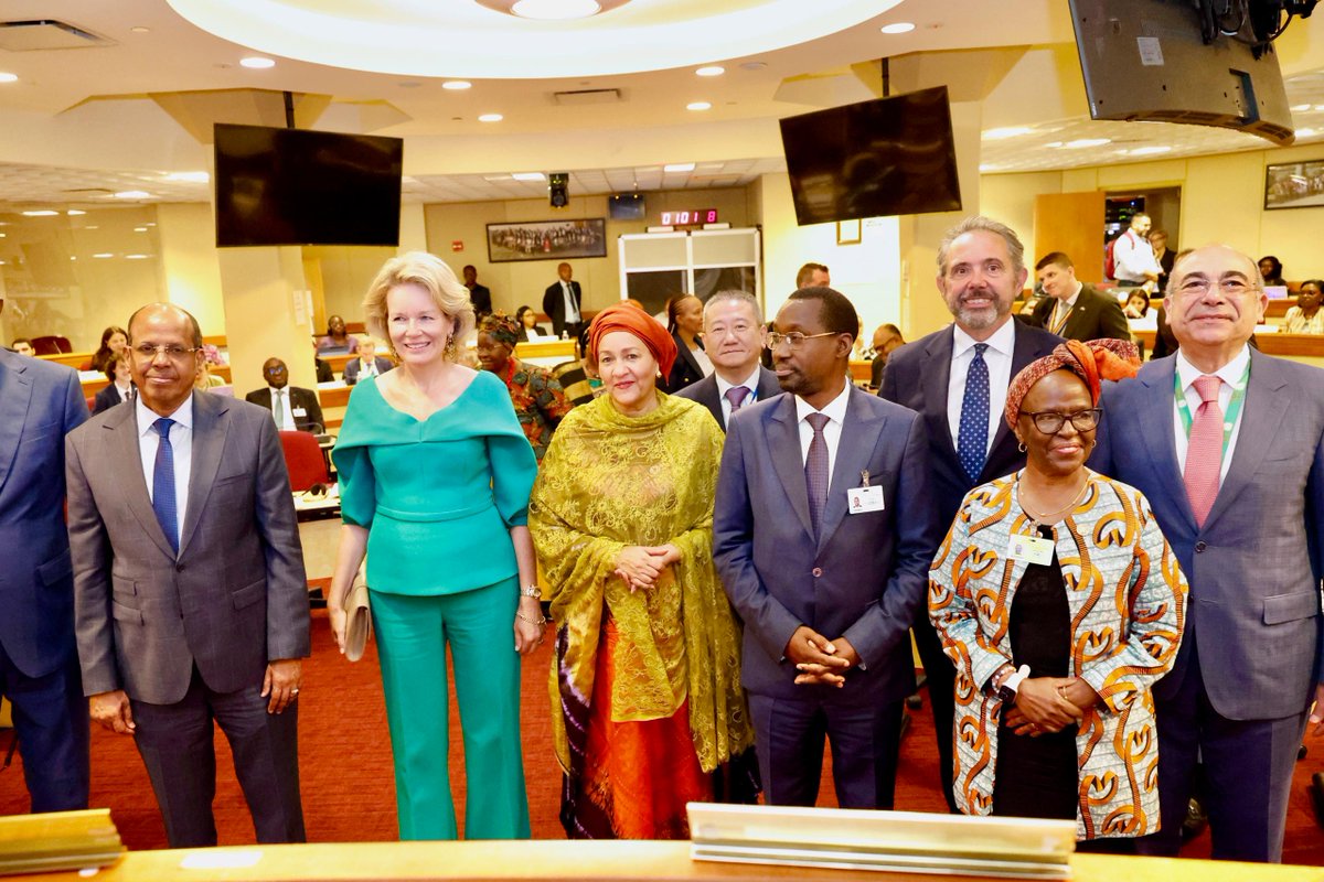 _AfricanUnion's tweet photo. On the margins of #UNGA81, the African Union (AU) convened a high-level meeting on Women, Peace and Security (WPS), bringing together Her Majesty Queen Mathilde of the Belgians, H.E. Mahmoud Ali Youssouf, Chairperson of the African Union Commission,  H.E. Prof. François Havyarimana, the Minister of National Education & Scientific Research of Burundi representing  H.E. Évariste Ndayishimiye the President of Burundi and the Chairperson of the AU, & H.E. Amina J. Mohammed, UN Deputy Secretary-General to reaffirm the imperative of ensuring the full, equal and meaningful participation of women in efforts to advance a political solution to the crisis in eastern Democratic Republic of the Congo (DRC).

Her Majesty Queen Mathilde underscored the indispensable role of women as agents of peace, community leaders and builders of trust. While women and girls are disproportionately affected by conflict, they are also at the forefront of efforts to prevent violence, support communities and rebuild social cohesion. Their voices and leadership must therefore be reflected throughout peace processes.

Chairperson Youssouf reaffirmed the AU’s commitment to the WPS agenda, in line with Agenda 2063, UN Security Council Resolution 1325, the Maputo Protocol and the Continental Plan of Action. He stressed that women’s participation must be substantive & transversal; not peripheral or symbolic, & that African women’s knowledge, leadership & mediation capacities must translate into real & sustained influence.

He emphasised the need to move from political commitments to concrete action, including ensuring women’s representation in mediation & negotiations, ceasefire monitoring & verification mechanisms, & institutions responsible for implementing peace agreements. He also highlighted the importance of addressing structural drivers of conflict, including exclusion, inequality & the exploitation of natural resources.

Chairperson Youssouf called for stronger support to women mediators and civil society organisations, dedicated resources for women’s effective participation, and their inclusion in the implementation, monitoring and verification of peace processes, including the Luanda - Nairobi processes.

He further welcomed the launch of the Strategic Plan 2026–2028 of the Office of the AU Special Envoy on Women, Peace and Security as an important step towards translating political commitments into measurable action & strengthening women’s influence across peace & security processes.

UN Deputy Secretary-General Amina J. Mohammed reaffirmed the United Nations’ commitment to working with the AU, the EU & other partners to strengthen women’s meaningful participation in peace & security processes. She underscored the importance of translating commitments into measurable results and ensuring that women are not only present at the table, but are able to shape decisions and outcomes.

Representing H.E. Évariste Ndayishimiye, President of the Republic of Burundi and Chairperson of the African Union, the representative reaffirmed Burundi’s commitment to advancing women’s leadership in peacebuilding and conflict prevention. The contribution also highlighted the importance of linking the WPS and Youth, Peace and Security agendas, recognising women and young people as indispensable actors in building sustainable peace.

The meeting also recognised the leadership of H.E. Angeline Ndayishimiye, First Lady of Burundi, in advancing the WPS agenda and the empowerment of women.

The message was clear: sustainable peace in the Great Lakes region requires women to be meaningfully and structurally part of the process—from mediation and negotiation to implementation, monitoring and verification.

The event brought together women mediators, diplomats, ministers of foreign affairs and special envoys & was moderated by H.E. Ambassador Liberata Mulamula, AU Special Envoy on Women, Peace and Security.

Read @ https://t.co/jD7w2dYvjm

@ymahmoudali  @AminaJMohammed @AfricanUnionWPS @AfricanUnionUN