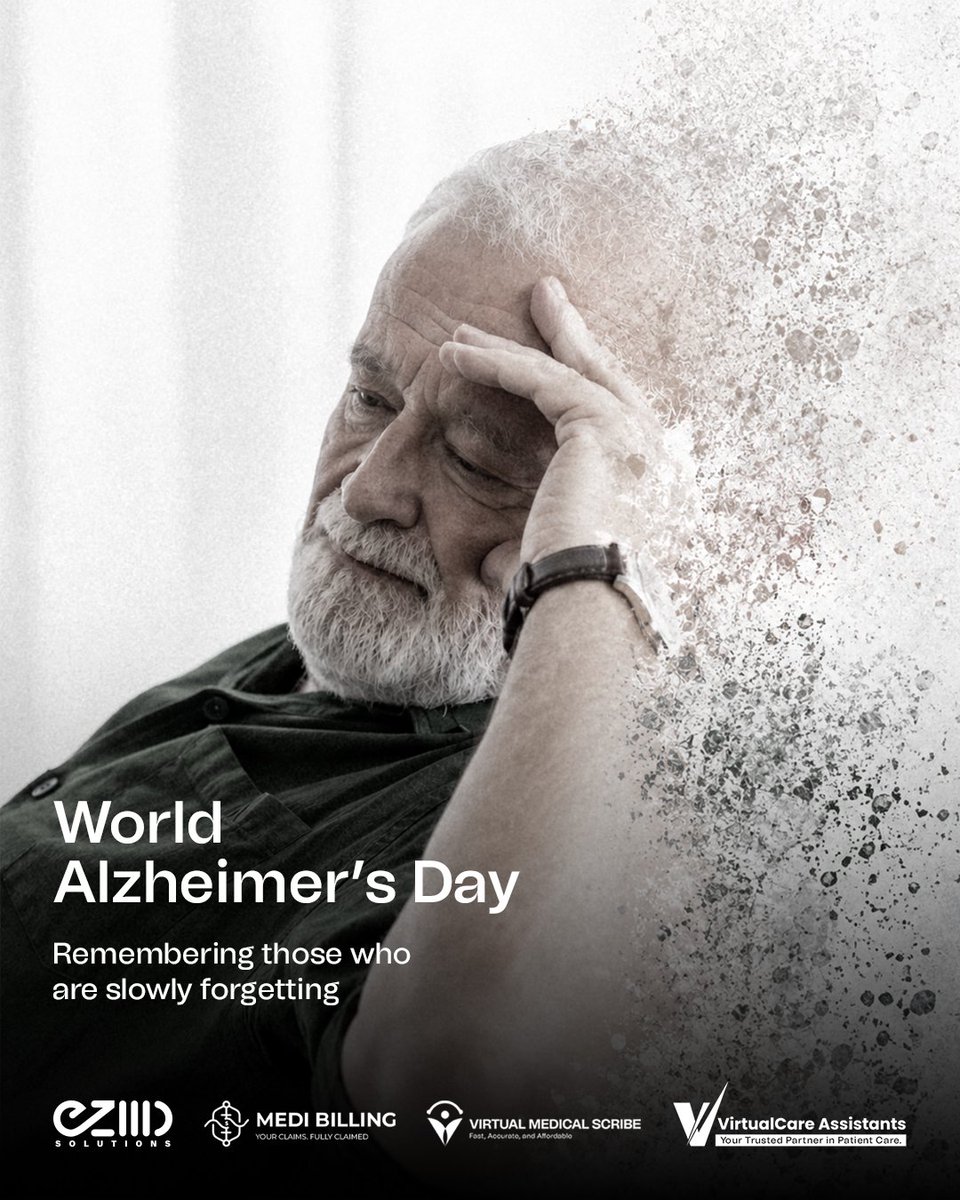VMedicalScribe's tweet photo. Every patient has a story—and every moment with a patient matters. 💙

This World Alzheimer’s Day, we recognize those living with Alzheimer’s, the families supporting them, and the healthcare professionals caring for them.

#VirtualMedicalScribe #WorldAlzheimersDay   #PatientCare https://t.co/GCTPqF6iek