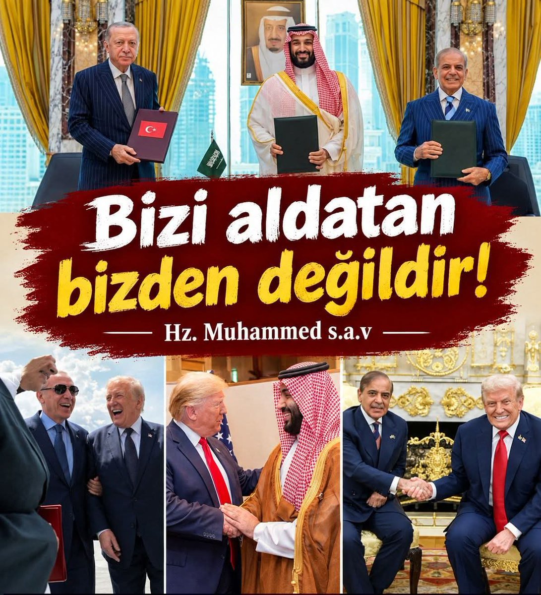 Mcahit313's tweet photo. Amerika müslümanları birbirine kırdırma görevini bu üç münafığa verdi. https://t.co/Yrw2xb34Og