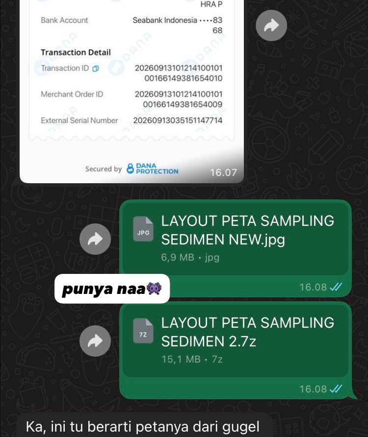naajeminn's tweet photo. 2. joki peta titik sampling lagi https://t.co/40109Vpeyz