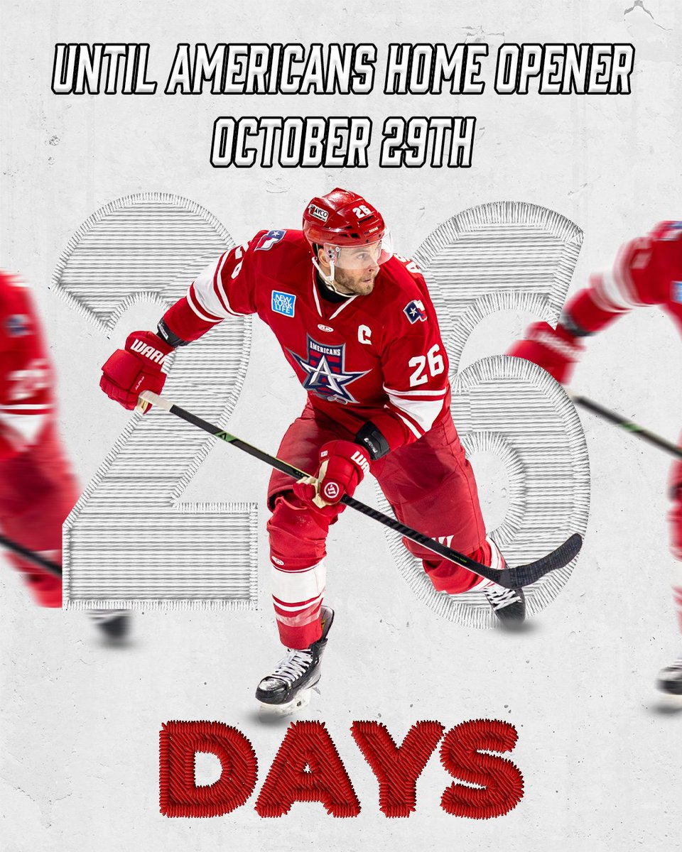 AllenAmericans's tweet photo. Auschak days until we're back!! 📅 https://t.co/3hG7B3KXyT