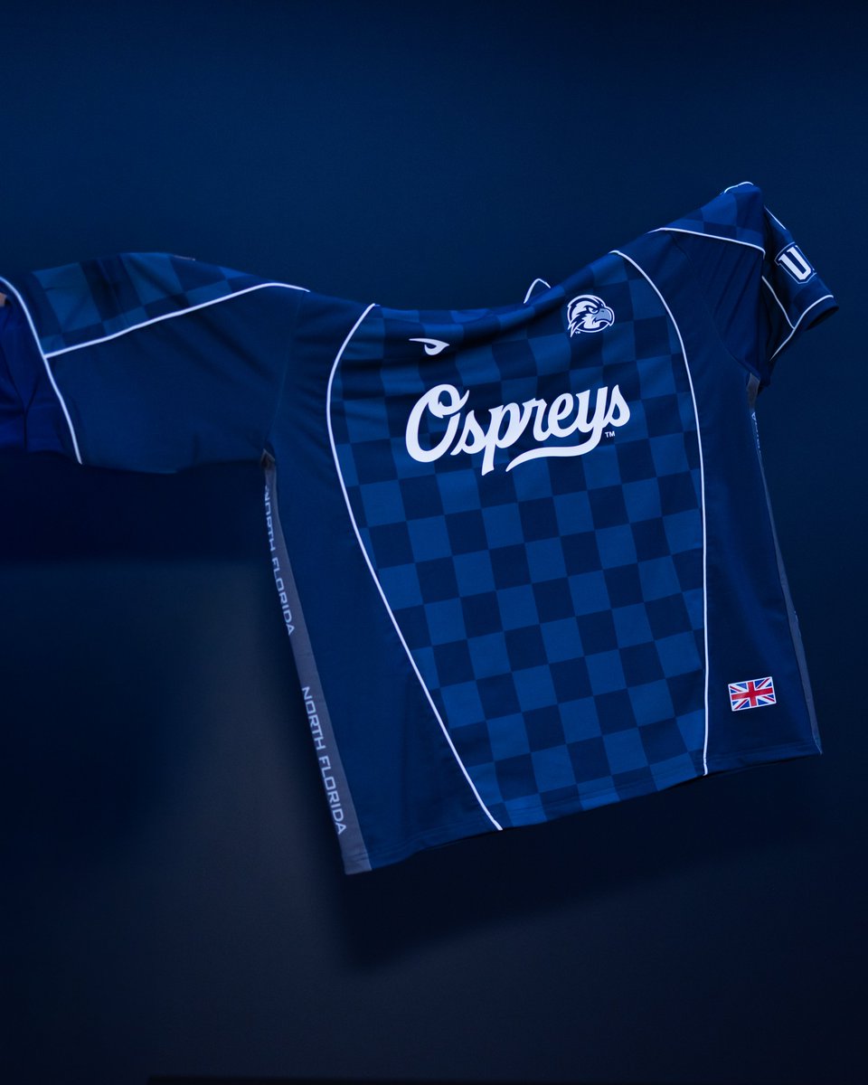 unfesports's tweet photo. New Threads 🧼😮‍💨

Ospreys Game in Style. Introducing our NEW Jerseys for 2026. 

#unfesports #swoop #unf

🎨 @travcreates https://t.co/rJw60iV5qE
