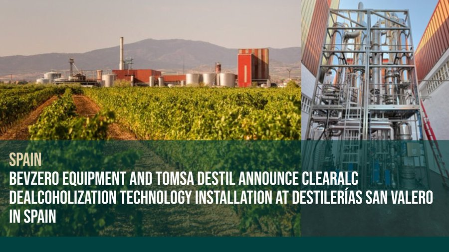 eprnetwork's tweet photo. EuropaWire: BevZero & Tomsa Destil Install ClearAlc at Destilerías San Valero in Spain  

• Capacity: up to 2,000 litres/hour 
• 10M+ litres annual potential 
• Part of a €1.5M+ investment 
• Supports no- and low-alcohol wines 
• Qualifying wines can retain D.O. Cariñena status

https://t.co/0xCd3aHZpN