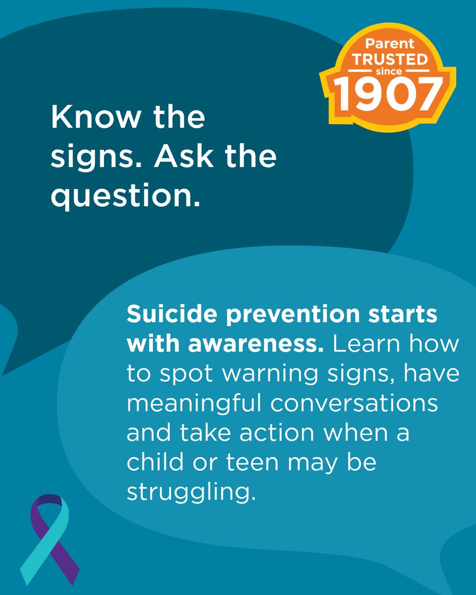 seattlechildren's tweet photo. Talking about suicide can feel uncomfortable, but asking the question can make all the difference. Learn how to recognize warning signs, start a supportive conversation and connect your child or teen with help when they need it. 💚 Learn more here: https://t.co/CyDUojvC3g #SuicidePrevention #MentalHealthMatters