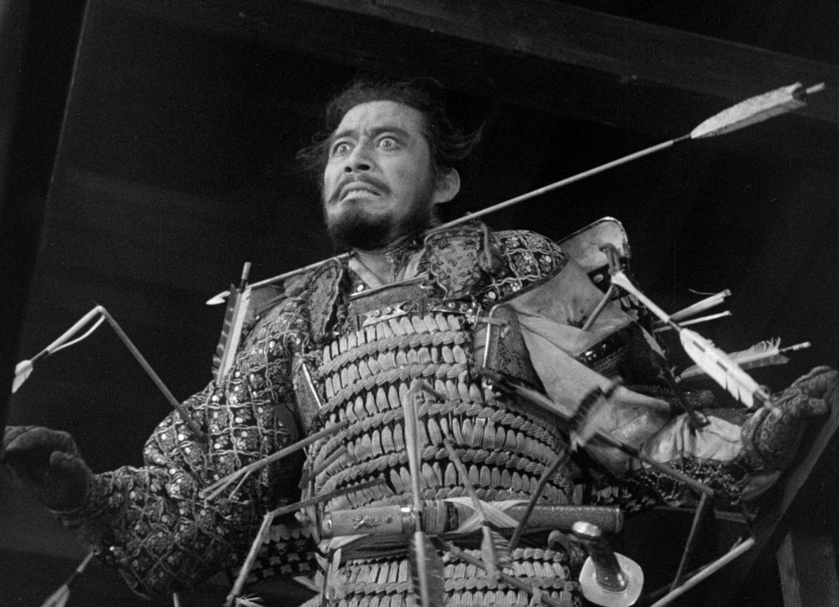 HauntedMovies's tweet photo. Throne of Blood (1957) dir. Akira Kurosawa https://t.co/VrQEjQ4OeF