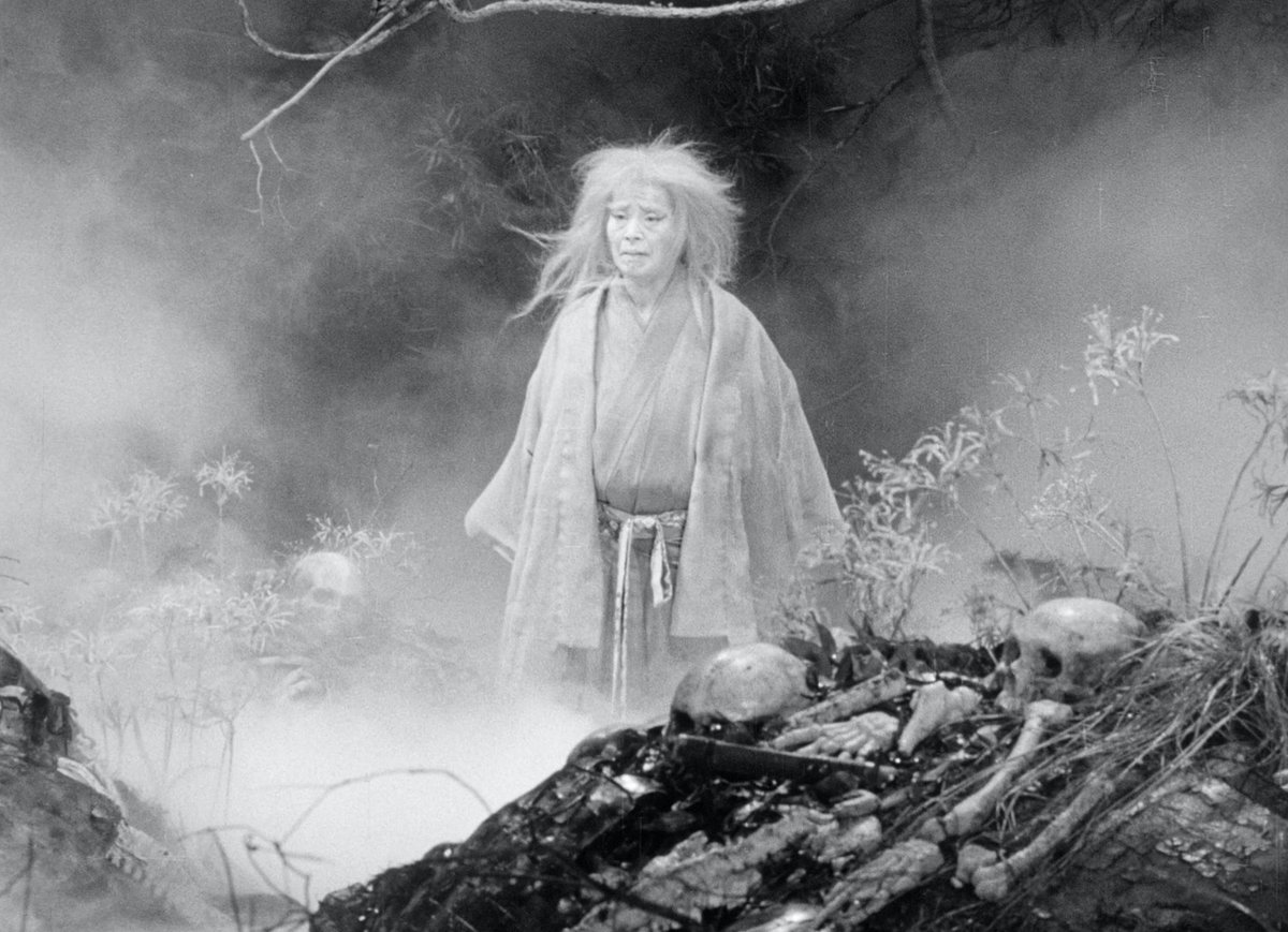 HauntedMovies's tweet photo. Throne of Blood (1957) dir. Akira Kurosawa https://t.co/VrQEjQ4OeF