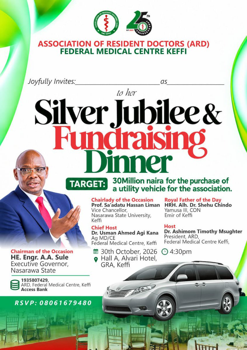 realfmckard's tweet photo. You are cordially Invited. We need your Support to make the Event Memorable. 25 years of great Service and Impact! https://t.co/sdYKb1fhfJ