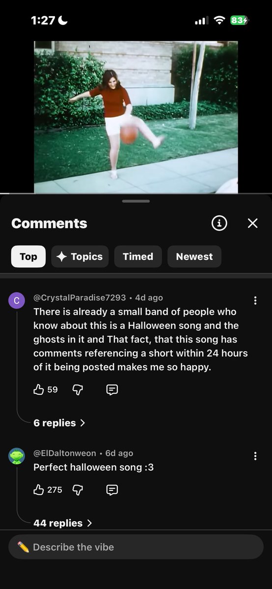 beej_boys's tweet photo. what’s happening in the comment section for good vibrations 😭😭😭 what does this song have to do with halloween??? https://t.co/bEepQZKLXi