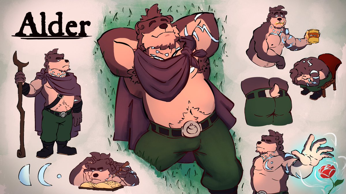 AlderLastWinter's tweet photo. Meet Alder! The main character of our game!

He's a smartass druid who lives deep into Ruein Forest, if you ever find him alone he's probably lost on a book!

Prepare to know more about him in his story "Alder's Last Winter"! https://t.co/2wtCliUTln