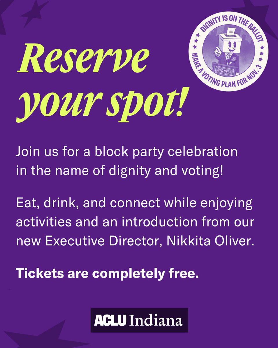 Reserve Your Spot
Join us for a block party celebration in the name of dignity and voting.
Eat, drink, and connect while enjoying activities and an introduction from our new Executive Director, Nikkita Oliver.
Tickets are completely free.