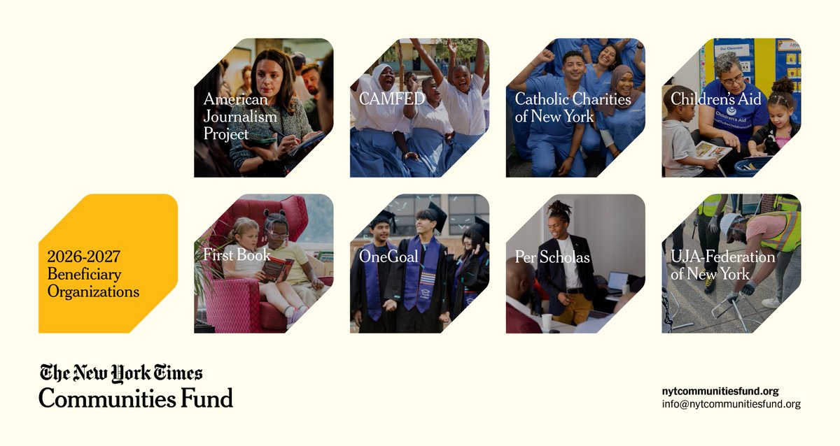 OneGoalGraduate's tweet photo. 🎉OneGoal is proud to be one of eight nonprofit partners in the 115th annual @nytimes Communities Fund campaign! The campaign supports our work to transform postsecondary advising and support so that every student can define their own future.🌟Learn more: https://t.co/KSH3nT0MQZ https://t.co/kKl9ZLYxY3
