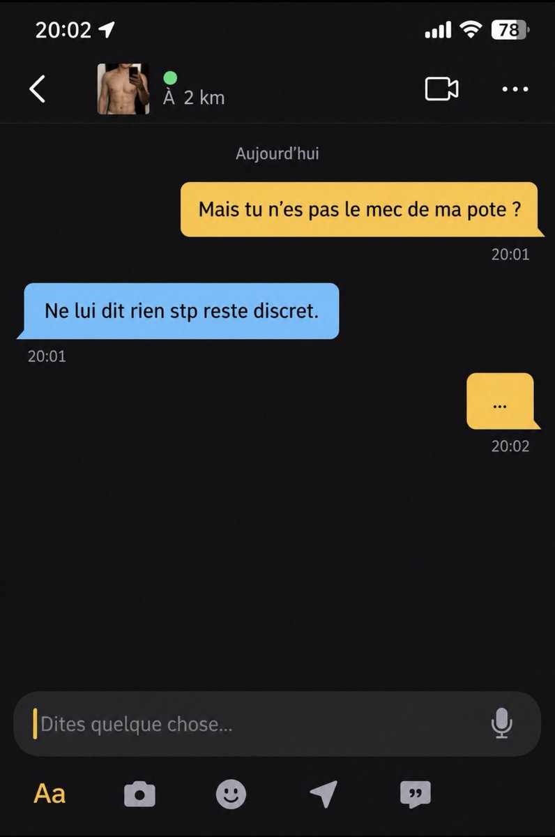 alexlougnon's tweet photo. Heu je suis censé faire quoi ??? 

Je le dit à ma pote ou pas ? 😮 https://t.co/5TL6NRBjip