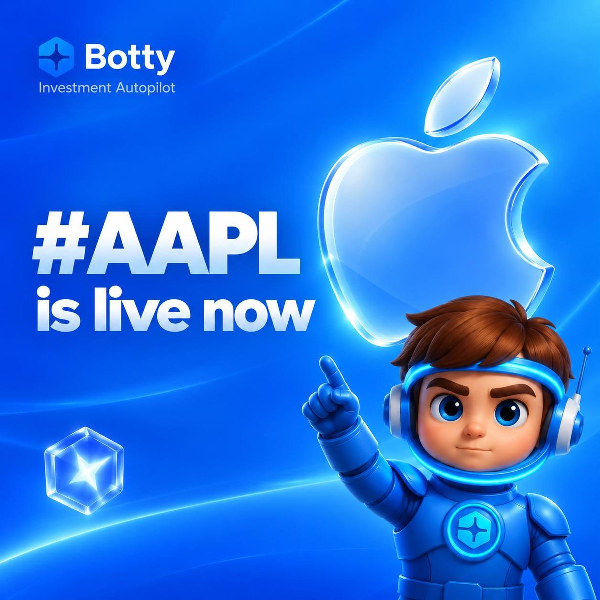 Botty_official's tweet photo. 🍏#AAPL is now on Botty  

We've added a new automation settings template for Apple stock.  

Based on historical backtests:  
🛡 Safety margin – 59.97% 
⚡ Not a single liquidation since 2000 ⏱ No long stuck positions 
📈 Average historical return – 18% per year, reaching up to 40% in some periods 
💵 Starting from just $50  

Botty is gradually moving beyond crypto assets. The same automated investing concept now works with the largest companies on the stock market too.  

AAPL is already available on the platform – give it a try 🙌  

Link in bio