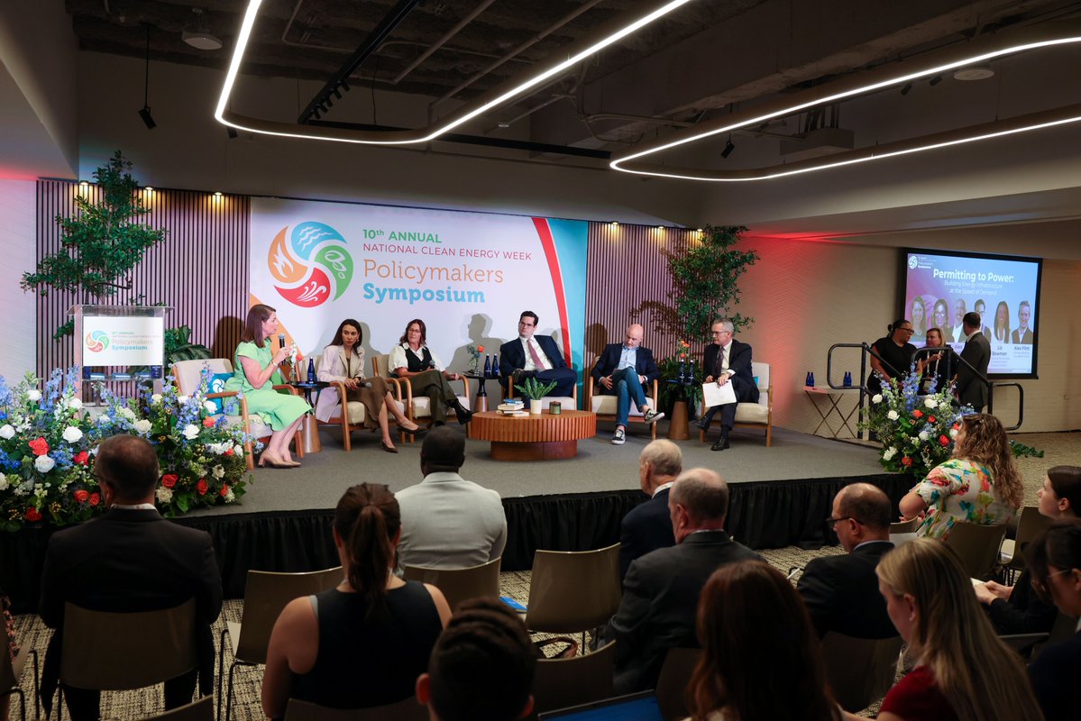 CEBAPower's tweet photo. We were delighted to sponsor @NCEWConf last week — big thanks to @CRESenergy for organizing such an informative event!

💡 CEBA Policy SVP Nidhi Thakar moderated an all-star panel discussing how surging power demand presents a generational opportunity for energy sector investment, infrastructure expansion, and economic development.

💡 And CEBA Gov. Affairs VP @REnglandDC shared his perspective on energy demand, energy politics & permitting reform.

We remain hopeful that negotiators can soon reach consensus on a bipartisan permitting and transmission reform package needed to accelerate critical infrastructure buildout.