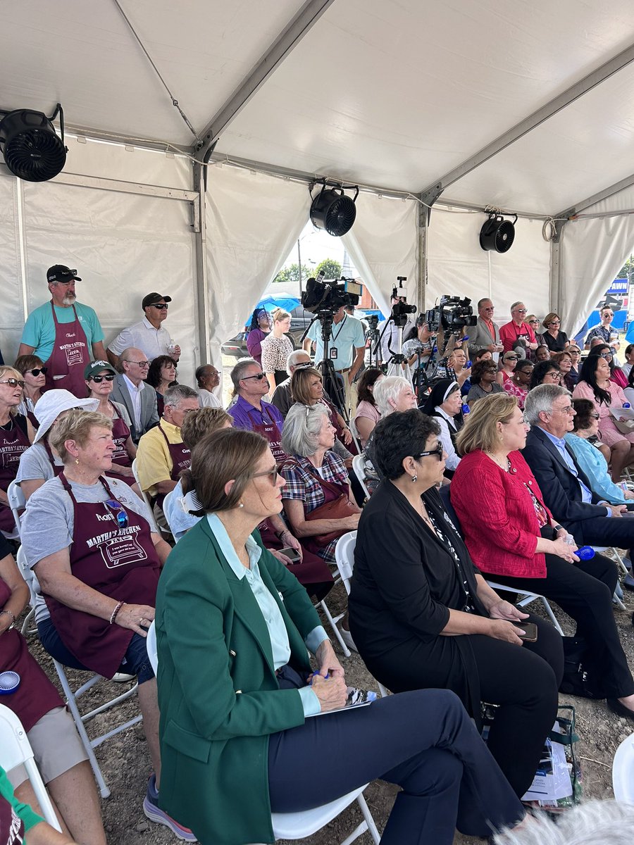 salliealcorn's tweet photo. Today we broke ground on the new Catholic Charities Family Opportunity Center in Eastex-Jensen - a family resource hub anchored by Martha’s Kitchen, bringing housing, employment, food assistance, disaster relief, pregnancy care &amp; more under one roof.

Opening 2028! 🏗️ https://t.co/kMj500DrlZ