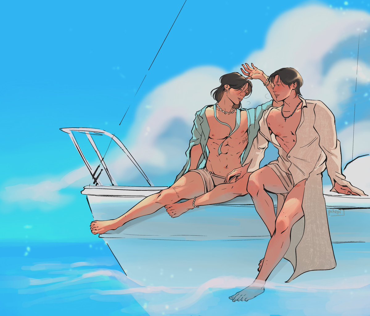 pchepiart23's tweet photo. 🛥️🐈‍⬛🐶 https://t.co/2yKY9H8qH1