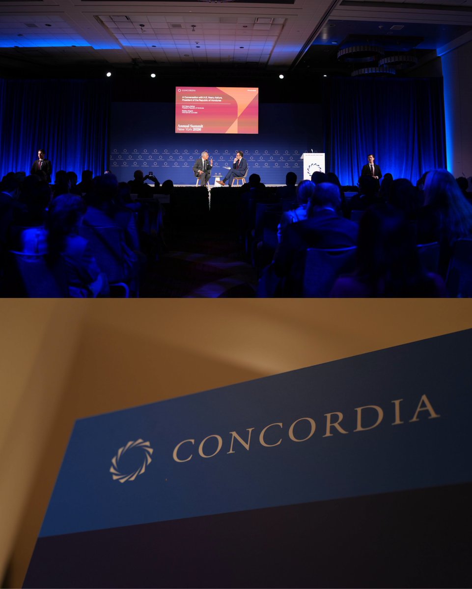 hondudiario's tweet photo. #TeLoCuento: El presidente de Honduras, Nasry Asfura, participó este lunes como orador en el Concordia Summit, en conversación con Gustau Alegret, donde expuso las prioridades de su administración y la visión de Honduras frente a los nuevos desafíos de la región.

Según detalló una fuente oficial, Asfura aseveró que la corrupción “no tendrá espacio” en su administración, y las maras y el crimen organizado son enfrentadas “con firmeza y dentro de la ley.”

También destacó la importancia de fortalecer la alianza entre Honduras y Estados Unidos, para avanzar en seguridad, inversión, empleo y desarrollo.

#Noticias #Hondudiario #Asfura #Gobierno
OB