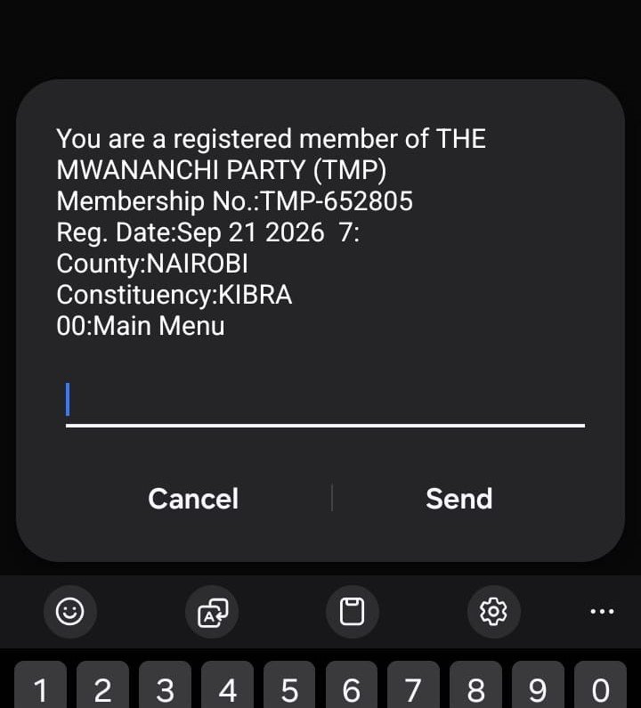 Abby_Abigaiel's tweet photo. @sam_profesa @HEBabuOwino @Mwananchi_TMP A proud member of The Mwananchi Party https://t.co/5GFT9Eqqyu