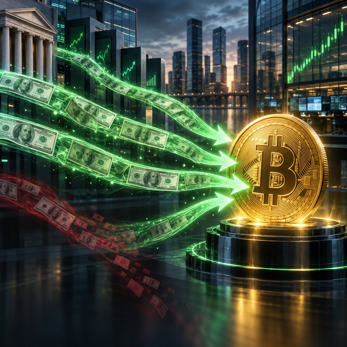 mt_kkkkkk's tweet photo. 最新数据显示，9月18日美国现货BTC ETF合计净流入约4.33亿美元，其中 Fidelity FBTC 流入约3.107亿美元，BlackRock IBIT 流入约1.084亿美元。

值得注意的是，9月15日和16日此前曾连续出现约4.50亿美元和2.96亿美元净流出，如今资金重新转为大额净流入，说明机构资金短线情绪出现明显修复。 https://t.co/eoZMJWOtQ9