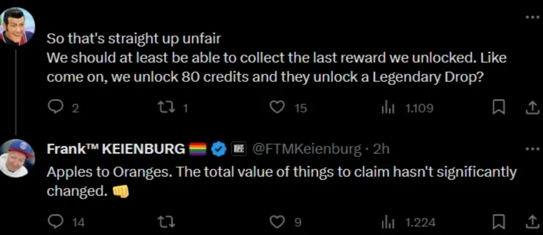 madmoh16's tweet photo. @Ultra_110406 @MarzioBaca nvm i reversed them
basically trophy road reward change it was 80 credits and turned into a legendary so who claimed it missed on https://t.co/d58YOcRt7l