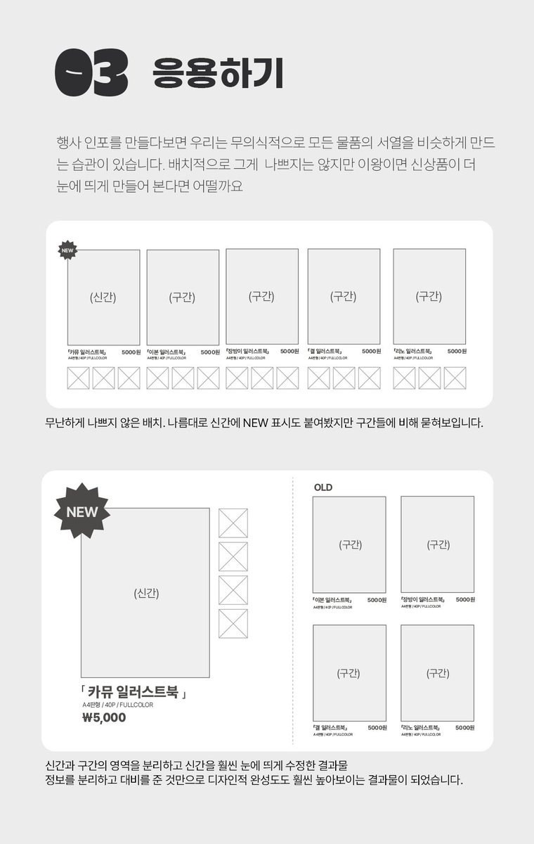 rynn_art's tweet photo. 그림러를 위한 편집가이드12 위계질서(hierarchy)편입니다.
인포를 만들때 적용할 수 있는 예시도 함께 다뤄봤어요📃 https://t.co/VPS3PtLSS7