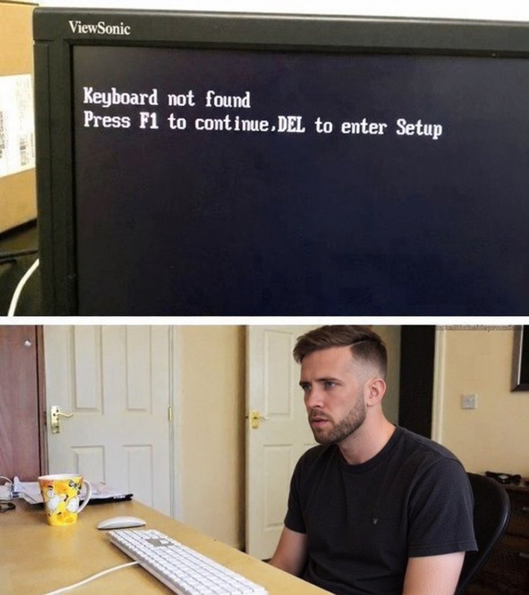 brockpierson's tweet photo. Old computers didn’t troubleshoot. 

They just gave you riddles. https://t.co/GifYIbNrpE