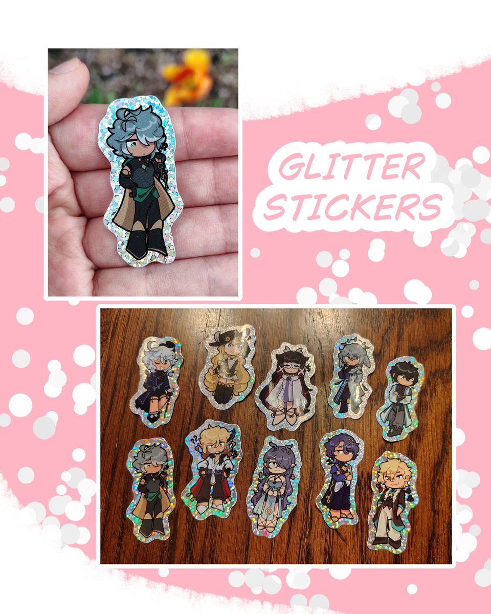 Customew_collab's tweet photo. Customew X Flawedideal ✨

"Everything is very smooth to the touch, all of the sparkles look so wonderful! I will definitely be ordering from them again."

We absolutely loved bringing @[Flawedideal] 's breathtaking artwork to life! 🎨 From chunky acrylic standees to their favorite holographic keychains and glitter stickers, zero compromises on quality.

#artmerch #digitalart #acryliccharms #customstandee #merchmaker #artistalley