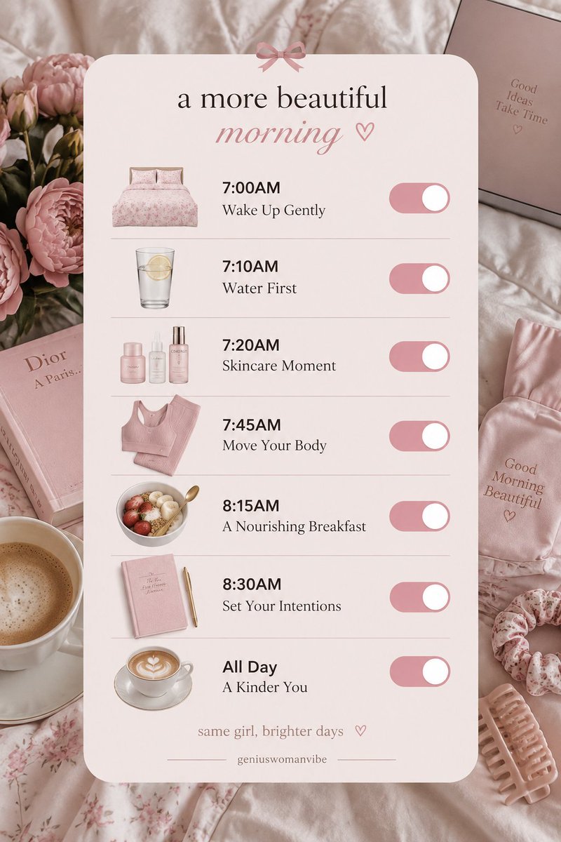 geniuswomanvibe's tweet photo. this is your sign to romanticize your mornings https://t.co/IZd5q7r2Ij