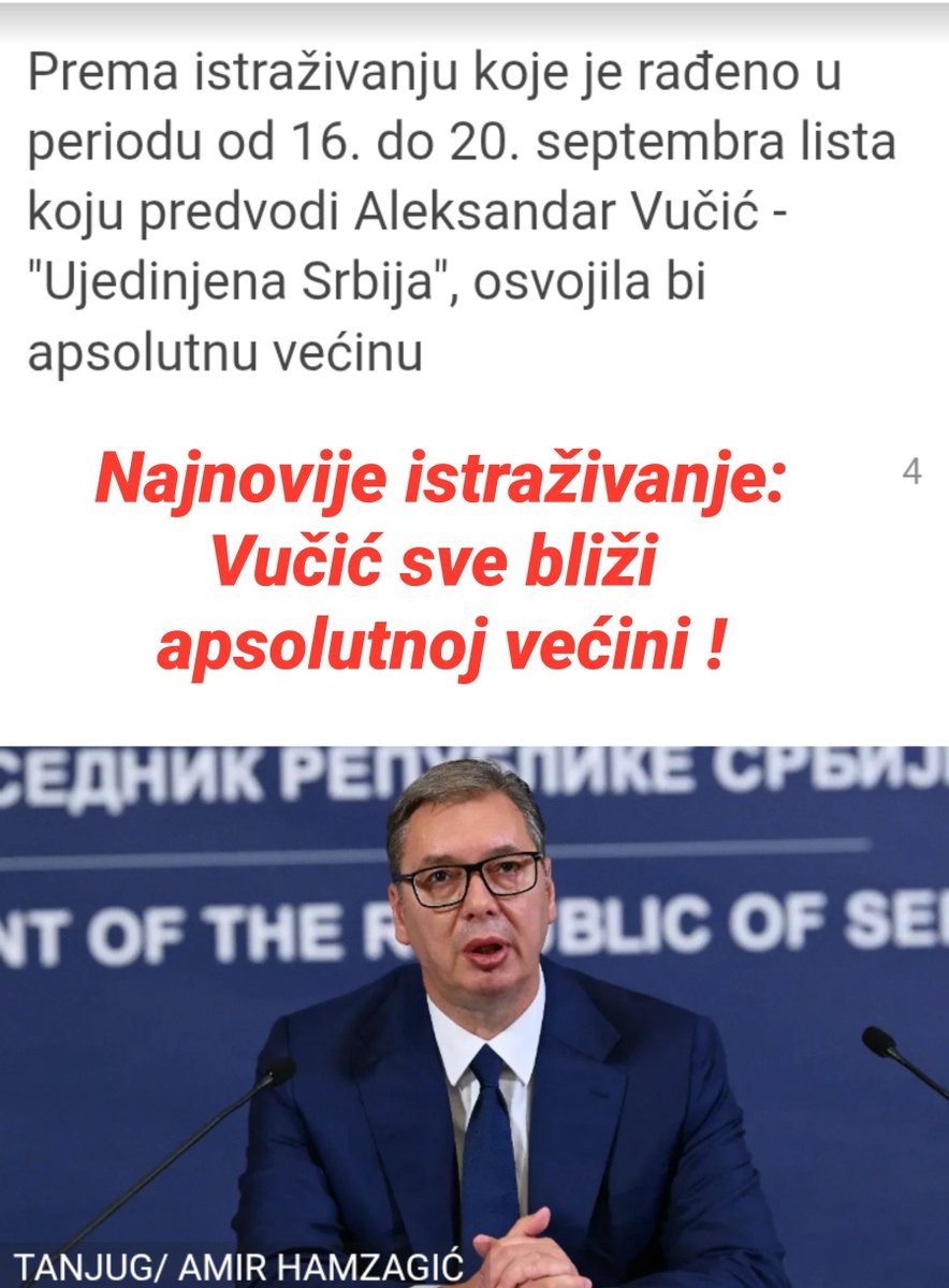 BrankoPaunezfl's tweet photo. MA IDEMOOOO...... ‼️
JOŠ JAČE ZA PREDSEDNIKA ALEKSANDRA VUČIĆA 
🇷🇸💪🇷🇸💪🇷🇸💪🇷🇸💪🇷🇸
PROJEKTI, INVESTICIJE, REZULTATI......
SRBIJA SE NAZAUSTAVLJIVO RAZVIJA UZ PREDSEDNIKA ALEKSANDRA VUČIĆA ‼️
#caosvima #srbijapobedjuje #aleksandarvučić #blokaderi https://t.co/PtkZMpCsVq