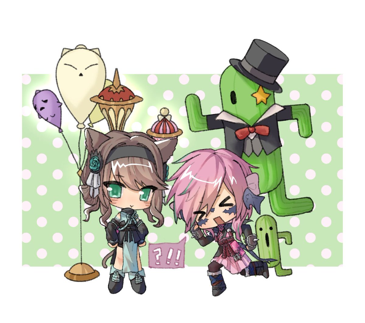 0213bbb_'s tweet photo. 我和导师 #FFXIV https://t.co/iCMmpJQnPo