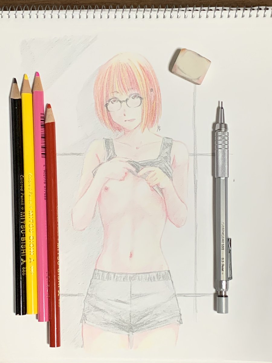 ozhisamu's tweet photo. おやすみ月曜。（過去絵 https://t.co/n88uQqAs1n