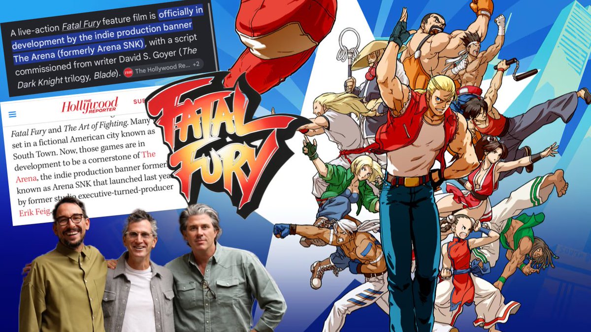 FutureBoyWho2's tweet photo. Fatal Fury Live Action Movie &amp; New Animated Series Details &amp; Geese Howard Joker Style Origin Movie &amp; More Coming #FatalFury #FatalFuryMovie us fighting game fans are eating good they’re creating a cinematic universe

See here:https://t.co/M2DhLInY06 via @YouTube https://t.co/EFiz9htM7h