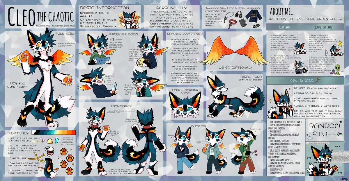 CleoKitsune's tweet photo. @CrumbFur Did you know a firefly is the opposite of a waterfall? XD also thank you!!! Such a nice opportunity ^^ https://t.co/iudNhKqCfc
