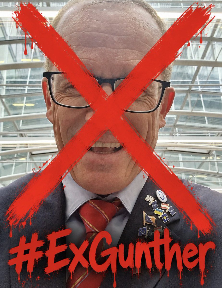 PalestineInEUPA's tweet photo. Gunther,
You are an embarrassment to Europe and a disgrace to the values it stands for. Your conduct is incompatible with true European values, and we will take the necessary steps to ensure that you are expelled.
@GunterFehlinger
#ExGunther https://t.co/aj6Bes4X3A